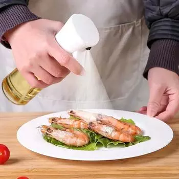 Kitchen Push-type Spray Bottle Olive Oil Spray Bottle Vinegar Soy Sauce Dispenser Camping Barbecue Air Fryer Spray 200/300/500ML