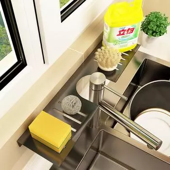 kitchen rack kitchen shelf toilet storage rack toilet bathroom space aluminum hang on the wall punch-free rack shelf