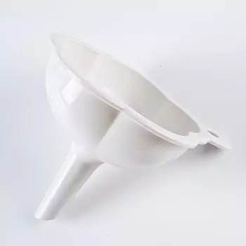 Kitchen Rose Funnel Oil DrainPlastic Large-diameter FunnelLiquid Oil FunnelOil Pot Drain белый
