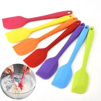 Kitchen Silicone Tools Baking Spatula Heat-Resistant Spatula Cake DIY Pancake Flipper Outdoor BBQ Pastry Baking Kitchen Tools 1