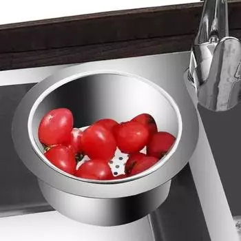 Сливная корзина для кухонной раковины Swan Drain Rack нержавеющая, устойчивая к коррозии, полированная поверхность раковины