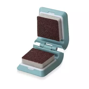 Kitchen Sponge Brush Dishwashing Scrubber U-shaped Plates Washing Scrubbing Stain Removal Dinnerware Scouring Remover