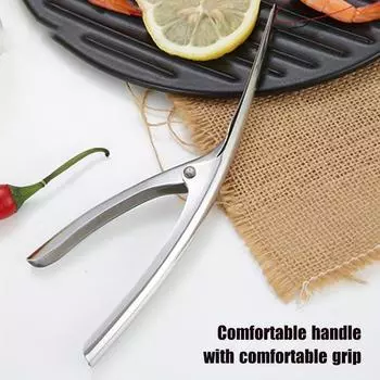 Kitchen Stainless Steel Shrimp Peeler Prawn Peeler Line Cutter Cleaning Shrimp Line Lobster Peel Seafood Tools Kitchen Tools New серебряный