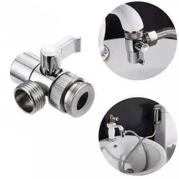 Kitchen Switch Faucet Adapter Sink Valve Switch Diverter Water Tap Connector for Shower Toilet Bidet Bathroom Accessories
