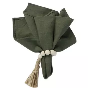 Кухонная утварь, прочное льняное хлопковое полотенце для чаепития, экологически чистая салфетка из рами для свадьбы, многоразовый тканевый коврик для ужина, декор обеденного стола 30x45cmx4pcs светло-серый