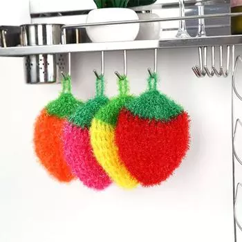 Kitchen Tool Household Scrubber Cleaning Pad Scrub Sponge Dishcloths Dish Scrubber Scouring Pads