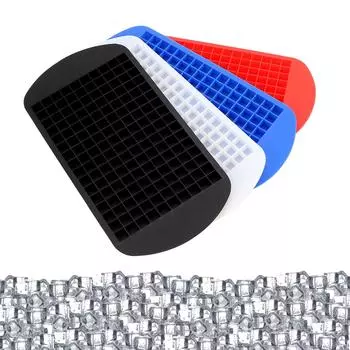 Kitchen Tools Ice Cream Tool Silicone Ice Cube Mold 160 Ice Tray Variety Of Styles Small Square Ice Maker Black