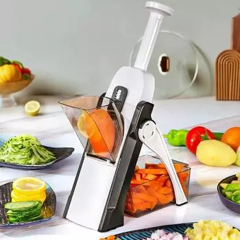 Kitchen Vegetable Chopper Potato Slicer Food Veggie Cutters Carrot Grater French Fries Onion Shredders Graters Kitchen Tools серый