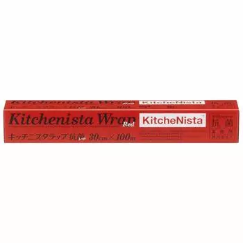 Kitchenista Wrap Antibacterial Red 30cm x 100m