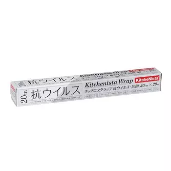 KitchenNista Kitchen Household Made in 30cm x Set of 60 Wrap, Wrap, Antivirus, Antibacterial, Japan, Clear, Approx. 20м,