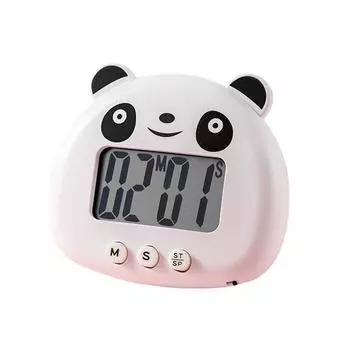 KitchenTimer Милый мультяшный таймер обратного отсчета с животными Цифровой таймер для приготовления пищи с магнитным ЖК-дисплеем Будильник с подставкой