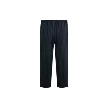 Kith Брюки Elmhurst с двойным плетением, ночные, унисекс, синие, KHM060447-413 L