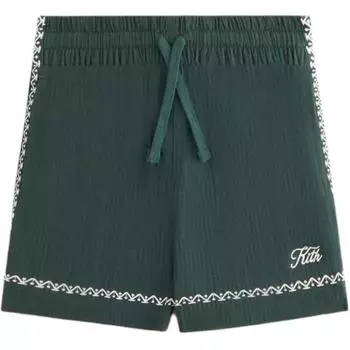 KITH Comfortable Soft Simple Breathable Shorts Kids shorts Green KHK060263-302 L