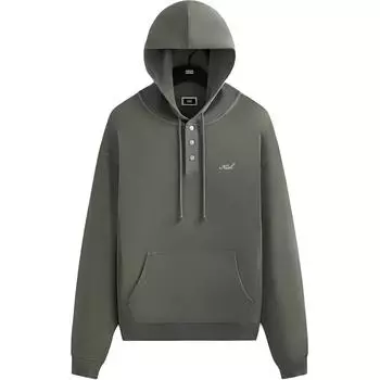 Kith Crystal Wash Interlock Williams Iv Hoodie Island Men Tops Green KHM032024-165 XL