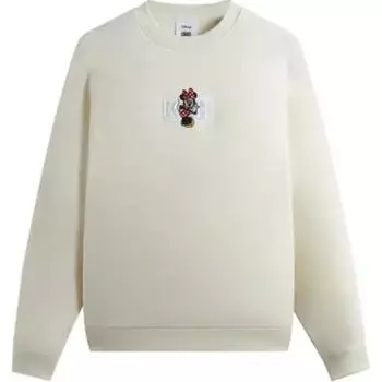 Kith Для Микки и друзей Cyber Monday Minnie Classic Logo Crewneck Sandrift Мужские топы Кремовый KHM031782-104 XXL
