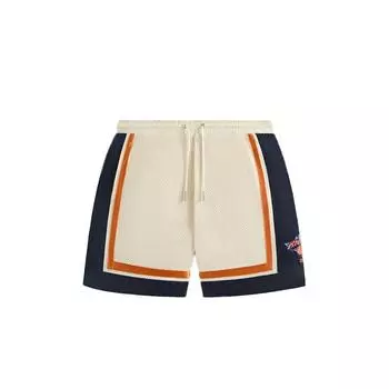 Kith Для «Нью-Йорк Никс» Сетчатые шорты «Леон» Песочный дрифт Мужские низ Кремовый KHM060762-104 M