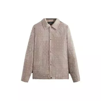 Kith флокированная бандана в стиле деконструированной тренерской куртки морганитовая верхняя одежда унисекс розовая KHM010370-613