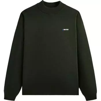 Kith for BMW Knit Long Sleeve Mock Neck Vitality Men Tops Green KHM032896-345 S