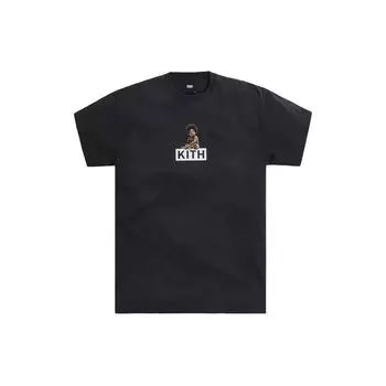 Kith Футболка For The Notorious BIG Ready To Die Classic Logo Vintage Tee Black Unisex Tops KH030055-100 M