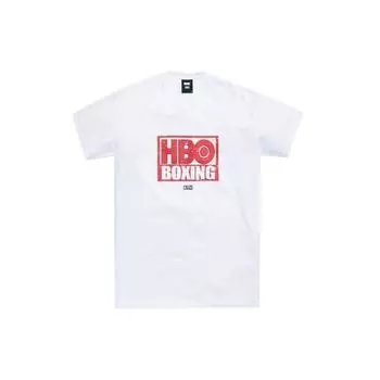 Kith HBO Kith X Hbo Boxing винтажная футболка с короткими рукавами и буквенным принтом унисекс, белые топы KH030065-101 M