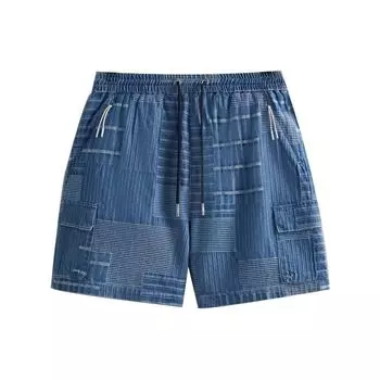 Kith Японские жаккардовые шорты Wolcott цвета индиго, женские плавки цвета индиго, разноцветные KHM060136-403 L