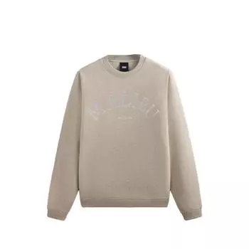 Kith Malibu Souvenir Crewneck Heather Oatmeal Men Tops Tan KHM031499-216 XS