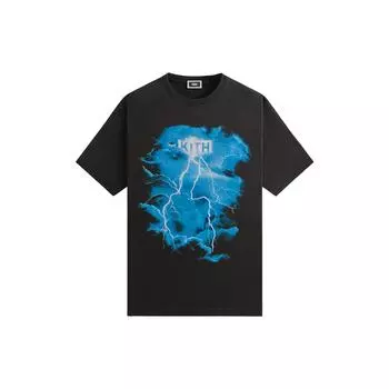 Kith Storm Винтажная футболка Черный Мужские топы KHM033552-001 XL