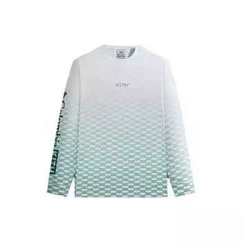 Kith Толстовка с длинными рукавами с принтом Columbia Kith X Columbia SS24 Топы унисекс Белый Зеленый 2104121-340 L