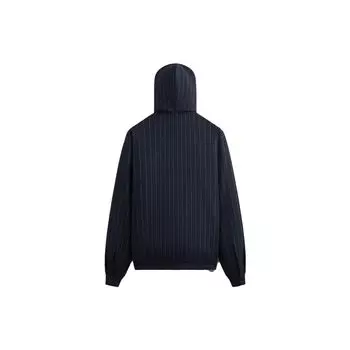 Kith Толстовка с капюшоном Selfridge на молнии с двойным плетением, ночная, унисекс, верхняя одежда, синяя, KHM031412-413 L