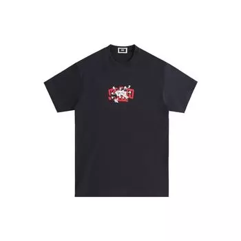 Kith Футболка унисекс с коротким рукавом и круглым вырезом с принтом логотипа Treats Kaboom, черная KHT030080-001 L
