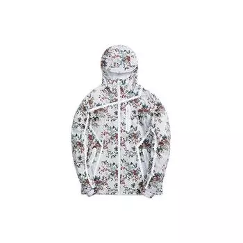 KITH Трикотажная куртка с капюшоном с цветочным принтом Мужские куртки Белого цвета KH1358-002 L