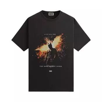 Kith X Batman Dark Knight Rises Vintage Tee Black Мужские топы KHM032764-001 L