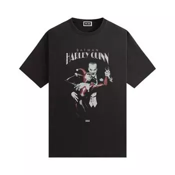 Kith X Batman Harley Quinn Винтажная футболка Черные мужские топы KHM032743-001 L