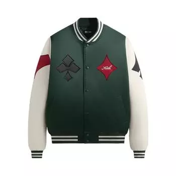 Kith X Batman Joker атласная куртка-бомбер Ivy Green мужская верхняя одежда KHM010710-4014 XS