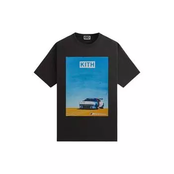 Kith X BMW Ретро Винтажная Футболка Черная Мужские Топы KHM033023-001 XL