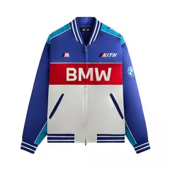 Kith X BMW Souvenir Moto Jacket Sonam Мужская верхняя одежда Синяя KHM010734-5001 XS