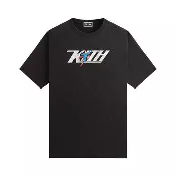 Kith x Superman Flight Vintage Tee Black Unisex Tops KHM033775-001 M