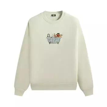 Kith X Улица Сезам Эрни Нельсон Свитшот Мел Мужские Топы Крем KHM033071-410 L