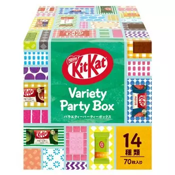 KitKat Mini Variety Party Box 70 шоколадных конфет, содержимое может меняться в зависимости от сезона. Набор конфет Nestl