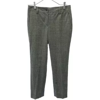 Kiton check Slacks pants 38 Gray Women Used