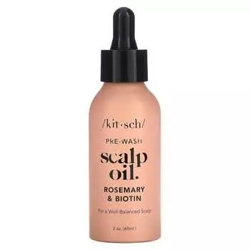 Kitsch, Масло для кожи головы перед мытьем, розмарин и биотин, 2 унции (60 мл)
