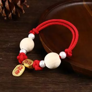 Kitten and dog adjustable camphor wood national style Ruyi knot pet collar multi-color insect repellent pet cat products