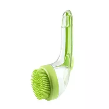 Kitten Brush Shower Brush Cleaning Brushes Cat Dog Pet Grooming Comb New Pet Bath Brush for Pet Green-Shampoo brush