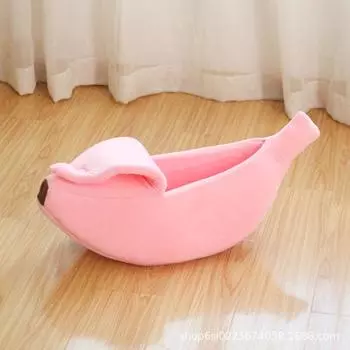 Kittens, squirrels and other small pets banana nest for winter warmth, semi enclosed pet nest