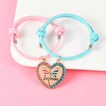 Китти Светящийся Детский Пара Магнитных Подвесок Мультяшный Golden Blue Pink Butterfly [Pair of Patchwork]]