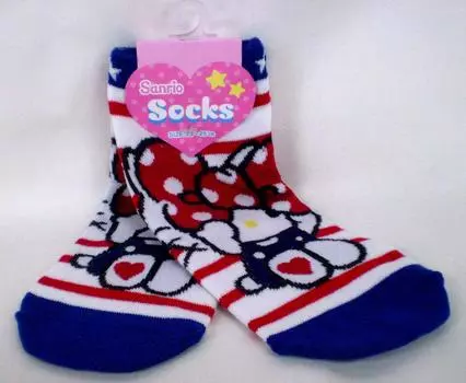 Kitty Adult Socks Ribbon 9591