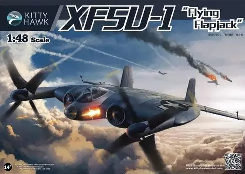 Kitty Hawk Model Flying Pancake Plastic Model KH80135 1/48 XF5U-1 (Airplane)