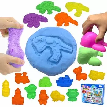 Kitwell Kitwell Silky Sand Sand Adventure Set Глина для детской песочницы для дома Песочница для игр с песком Песок для игр с глиной