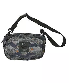 KiU 300D Front Pocket Mini Shoulder Bag 300D FRONT POCKET MINI SHOULDER BAG Shoulder Bag Pouch Shoulder Mini Bag Mini Pouch Unisex Waist Pouch 2WAY