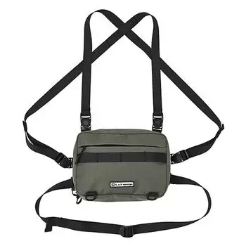KiU Kiu 2way Рыболовная сумка на грудь 2WAY FISHING CHEST BAG Водонепроницаемая Водоотталкивающая унисекс мужская женская унисекс рыболовная сумка на плечо карманная водонепроницаемая